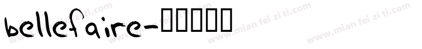 bellefaire字体转换