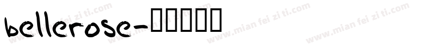bellerose字体转换