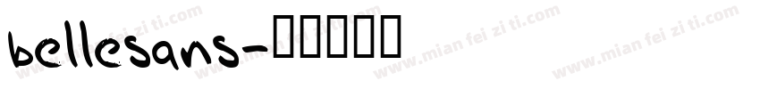 bellesans字体转换