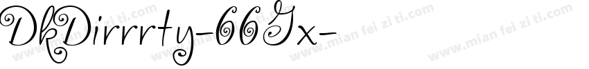 DkDirrrty-66Gx字体转换