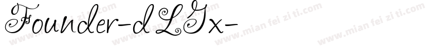 Founder-dLGx字体转换