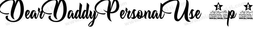 DearDaddyPersonalUse-4p5W字体转换