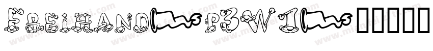 Freihand-p3W1字体转换