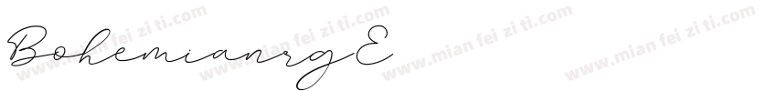 Bohemian-rg3E9字体转换