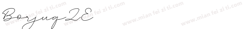 Borju-qZ3E1字体转换