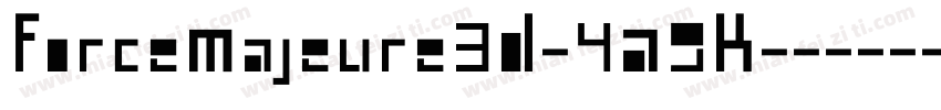 ForceMajeure3D-4A9K字体转换