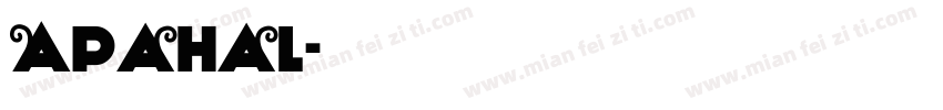 Apahal字体转换