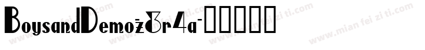 BoysandDemo-z8r4a字体转换