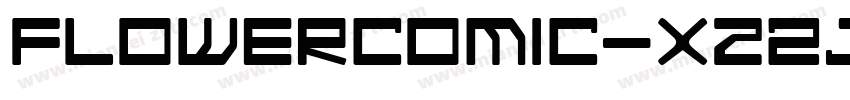 Flowercomic-XZ2j字体转换