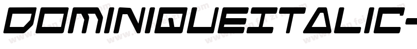 DominiqueItalic-yVdM字体转换