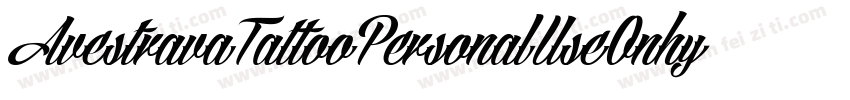 AvestravaTattooPersonalUseOnhy字体转换