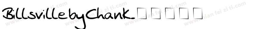 BillsvillebyChank字体转换