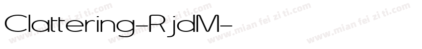 Clattering-RjdM字体转换