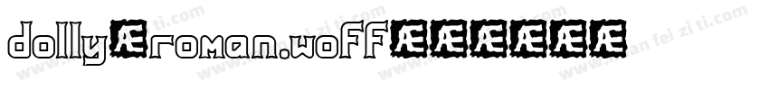 dolly-roman.woff字体转换