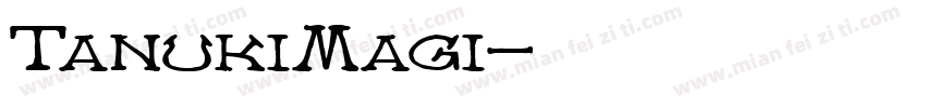 TanukiMagi字体转换