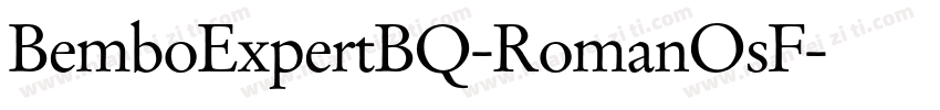 BemboExpertBQ-RomanOsF字体转换