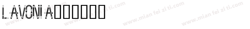 lavonia字体转换