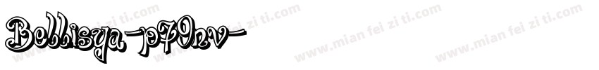 Bellisya-p79nv字体转换