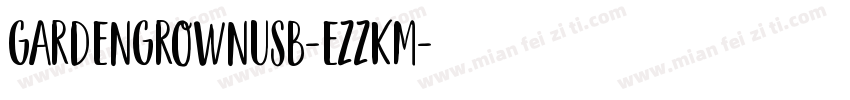 GardenGrownUsB-eZZKm字体转换