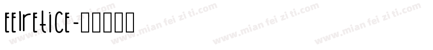 eelretice字体转换