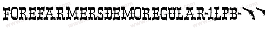 ForefarmersDemoRegular-1LpB字体转换
