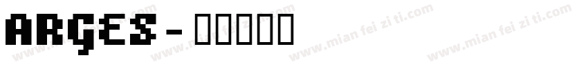 ARGES字体转换