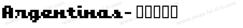 Argentinas字体转换