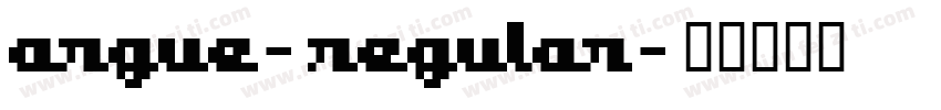 argue-regular字体转换