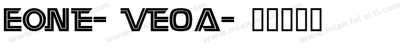 Eone-ve0A字体转换