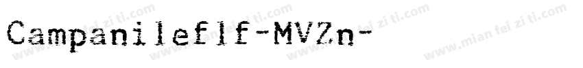 Campanileflf-MVZn字体转换