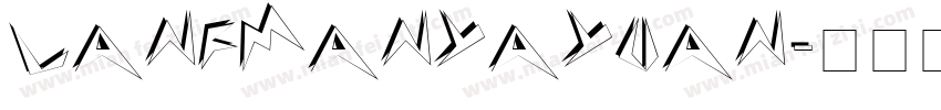 lanfmanyayuan字体转换