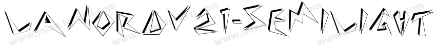 lanordv21-semilight字体转换