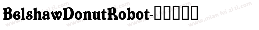BelshawDonutRobot字体转换