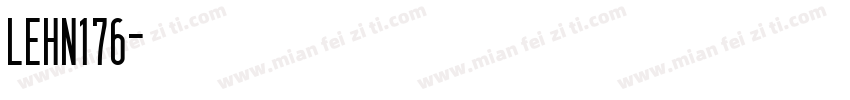 LEHN176字体转换