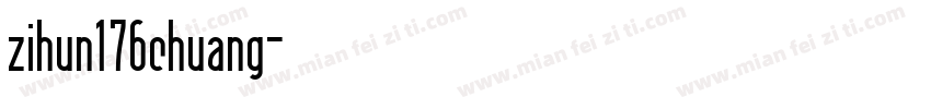 zihun176chuang字体转换