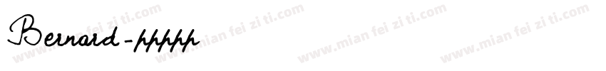 Bernard字体转换