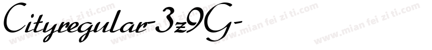 Cityregular-3z9G字体转换