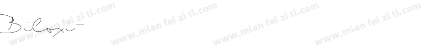 Biloxi字体转换