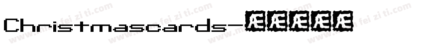 Christmascards字体转换