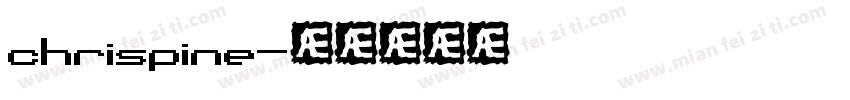 chrispine字体转换