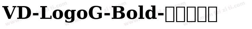 VD-LogoG-Bold字体转换