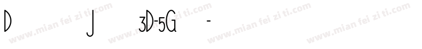 DominoJack3D-5Gaj字体转换