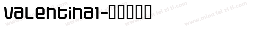 Valentina1字体转换