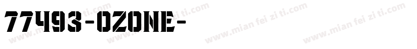 77493-OZONE字体转换