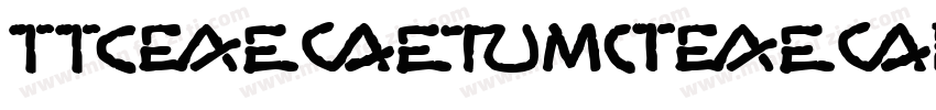 TTCheoeumcheoreomR字体转换