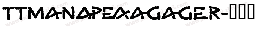 TTManwhagageR字体转换