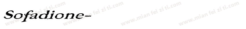 Sofadione字体转换