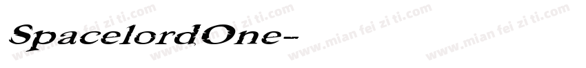 SpacelordOne字体转换