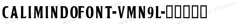 CalimindoFont-vmn9L字体转换