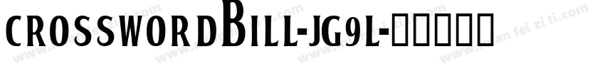 Crosswordbill-jG9l字体转换